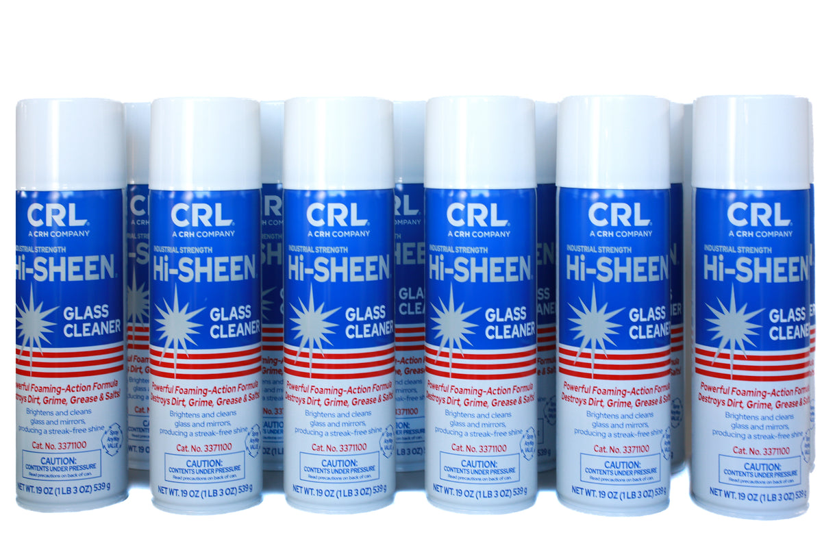 12 x Hi-Sheen CRL Foaming Glass Cleaner