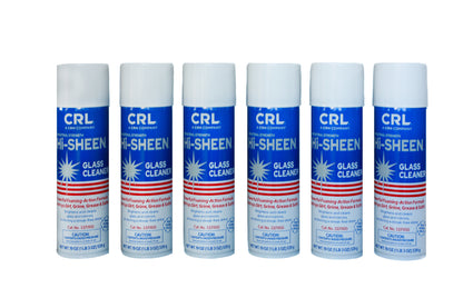 6 x Hi-Sheen CRL Foaming Glass Cleaner